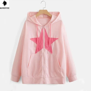 Sweat à capuche pull personnalisé pour hommes léger de haute qualité 100% coton polyester tissu éponge solide motif teint uni - Product Image 1