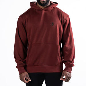 Pull à Capuche Personnalisé Poids Lourd 300 g/m² French Terry Hoodies Epaule Dénudée Sans Cordes Sweats à Capuche Surdimensionnés Prix Chaud - Product Image 6