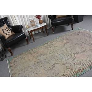 Alfombra de lana de retazos de pelo medio ecológica clásica Beige verde 5,4X8,4 pies diseño turco Aubusson sala de estar pasillo de noche - Product Image 2