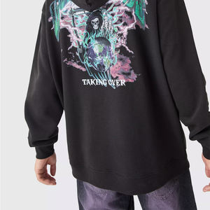 Invierno personalizado impreso de gran tamaño liso de algodón en blanco sudaderas con capucha para hombre pulóver Unisex a granel de talla grande sudaderas con capucha y sudaderas para hombre - Product Image 5