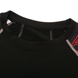 Wholesale Men's Long Sleeve Rash Guard Breathable Eco-Friendly Compression Sublimated MMA Printing Polyester Spandex Gym Suits - Product Image 4