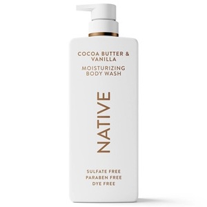 Gel de Ducha Hidratante Nativo, Manteca de Cacao y Vainilla, Sin Sulfatos, Hidratación 24h con Manteca de Karité, para Mujeres y Hombres - Product Image 1
