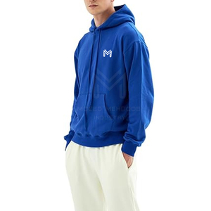 Sudadera con capucha de algodón Terry nueva en línea de alta calidad, ropa de moda clásica cómoda con patrón sólido y cuello con capucha - Product Image 1