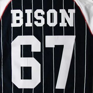 เสื้อฮาวเวิร์ดยูนิเวอร์ซิตี้ บิซอน แบบสวมหัว สีดำและสีขาวล้วน สำหรับฤดูหนาว  ลาย HBCU ด้านหลังหมายเลข 67 ผลิตจากโพลีเอสเตอร์/คอตตอน คอกลม - Product Image 4