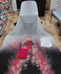 Tela de Algodón Dirac Voile de Alemania, Tela Estampada para Vestidos, Peso Medio, Antiestática, Venta al por Mayor para Mujer - Product Image 2