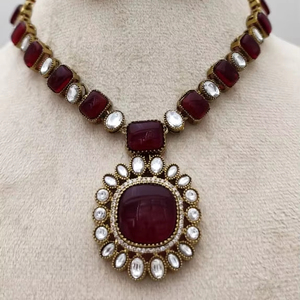 Colliers pendentifs faits à la main en laiton lourd pour le travail de la pierre-Produit en vrac - Product Image 1