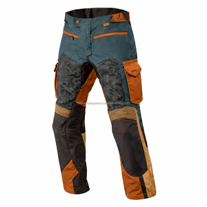 Pantalon de moto en cuir personnalisé pour la course, avec protections renforcées aux genoux, coupe extensible, respirant, idéal pour l'été - Product Image 4