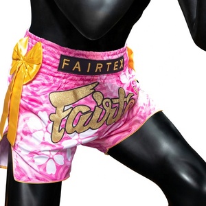 Custom Printed Muay Thai Shorts Soft Satin Boxing <b>Trunks</b> Breathable Training Kickboxing Shorts for <b>Men</b> Daily Workout - Product Image 2