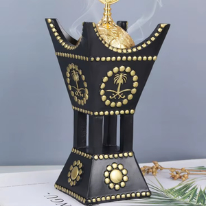 Quemador de Incienso Árabe Clásico Hecho a Mano, Decoración de Madera Natural para Mesa, Precio Razonable para Primavera - Product Image 1