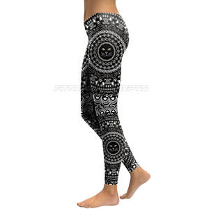 Pantalon de sport de Compression taille haute pour femmes Legging de Yoga respirant pour l'entraînement Fitness décontracté Legging de Sublimation en gros - Product Image 2