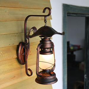 Appliques murales d'allée américaine Lampes anciennes à cheval Lampes à l'ancienne Patio Couloir Éclairage décoratif Appliques murales vintage - Product Image 6