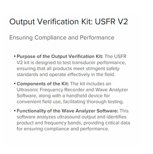 Maser Electronics Pvt Ltd ชุด V2 usfr เครื่องใช้ไฟฟ้าในอุตสาหกรรมจอแสดงผลดิจิตอลอะนาล็อกพลาสติกสำหรับการตรวจจับเสียงขั้นสูง - Product Image 6