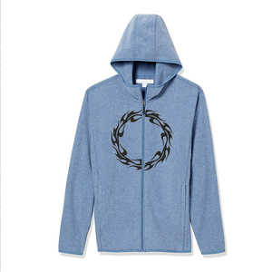 Sweat à capuche en polaire personnalisé pour homme, style hip-hop, avec fermeture éclair et impression DTF, design contrasté de haute qualité - Product Image 6