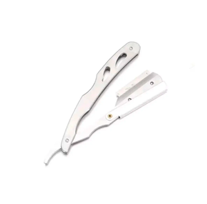 1Pcs ANAAIF Acier Inoxydable Salon Coiffeur Outil Sharp Barber Razor Blade Hair Cutting Knife Home Use Powder Form - Product Image 4