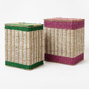 Boîtes de rangement en herbe de mer, prix compétitif, boîte en herbe de mer naturelle pour l'organisation de la maison - Product Image 1