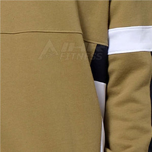 Sudaderas de Forro Polar de Algodón/Poliéster Ligeras y Cómodas para Hombre, para Correr en Invierno, Transpirables, de Secado Rápido, Lisas y Teñidas - Product Image 6