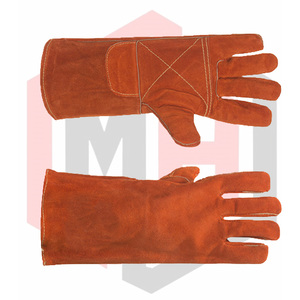 Gants de soudage en cuir Tig à manches longues, résistants au feu et à la chaleur, respirants, résistants aux déchirures, sans silicone, gants de sécurité pour Mig Gas BBQ - Product Image 6