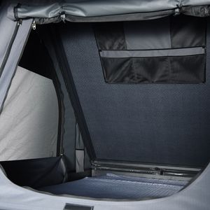 Accessoires de <span class=keywords><strong>camping</strong></span> 4x4 - Tente de toit rigide en aluminium pour 3-4 personnes, design coquille de palourde quatre saisons pour Tenda Ripara Sole Auto - Product Image 2