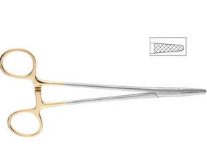 Olsen Hegar porte-aiguille 18cm instruments dentaires de haute qualité avec carbure de tungstène - Product Image 4