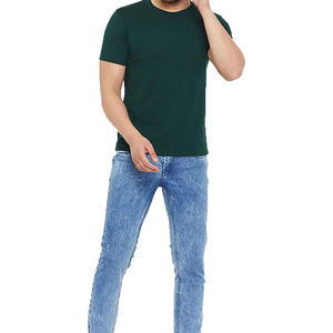 Camisetas de manga corta 100% algodón personalizadas con cuello redondo para hombre al por mayor, moda de verano para gimnasio al aire libre, venta al por mayor, 2017 - Product Image 4