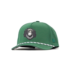 Custom Branded Logo Breathable Golf Hat 5-Panel Laser Cut Holes Custom Front / Side Rubber Logo Adjustable Back Closure Vietnam - Product Image 2
