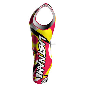 Fighting Wrestling <b>Singlet</b> Factory Wholesale Custom <b>Men</b> <b>Singlets</b> Spandex/Polyester Breathable Durable - Product Image 2