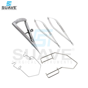 Juego de instrumentos microquirúrgicos de Castroviejo de acero inoxidable de calidad superior por SUAVE SURGICAL INSTRUMENTS - Product Image 5