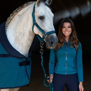 Bridon de cheval professionnel de bonne qualité, logo personnalisé, best-seller, prix bas, licols en cuir pour chevaux à vendre - Product Image 3