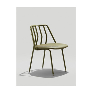 Cantidad Premium Silla nueva a precios al por mayor Silla de sala de estar de metal Estilo americano Buena calidad Últimas sillas - Product Image 3