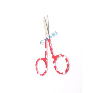 Tijeras de manicura de acero inoxidable de alta calidad, la mejor oferta, hoja curva de medio oro, Tijera para cutículas, punta afilada, herramientas de belleza al por mayor - Product Image 5