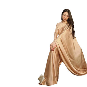 Nouveau style, sari traditionnel de haute qualité pour femmes, en coton et soie, léger, séchage rapide, personnalisable, toutes saisons, Diwali - Product Image 1