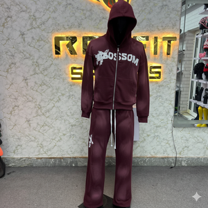 ชุดวอร์มมีซิปสำหรับผู้ชายชุดวอร์มมีซิปดีไซน์คลาสสิกคุณภาพสูงออกแบบได้ตามต้องการ - Product Image 1