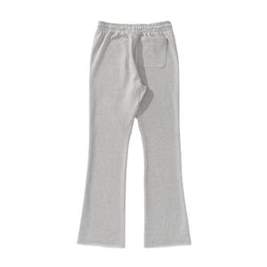 Pantalones Deportivos de Felpa Francesa Gruesa para Hombre, con Logotipo Personalizado al por Mayor, Estilo Acampanado y Apilado, 2026 - Product Image 5