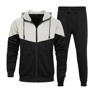 Vente en gros de survêtements thermiques et respirants pour homme, survêtement de jogging coupe ample à fermeture éclair, vêtements de sport d'automne pour le sport - Product Image 6