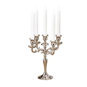 Handmade Decorative Metal Rose <b>Gold</b> <b>Candelabra</b> for Home & Wedding Decorative 5 Arms Tabletop & Floor <b>Candelabra</b> - Product Image 5