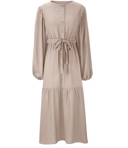 Meilleur prix dames abaya hijab vêtements traditionnels musulmans grande taille robe longue femmes musulmanes abaya hijab bas quantité minimale de commande - Product Image 2