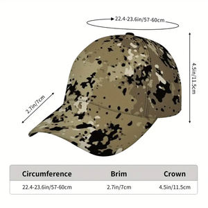 2026 réglable 6 panneaux Camouflage casquette de Baseball personnalisé 100% Polyester chasse randonnée Sports de plein air Protection solaire chapeau en gros - Product Image 4