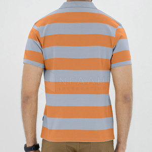 Polo informal ajustado para hombre con escote de botón, ideal para viajes, trabajo, absorción de humedad o actividades al aire libre - Product Image 3