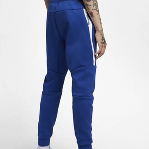 กางเกงวอร์มผ้าฝ้ายของผู้ชายกางเกงวิ่งออกกำลังกายสีพื้นน้ำหนักเบามีกระเป๋าซิปออกแบบได้ตามต้องการ - Product Image 1