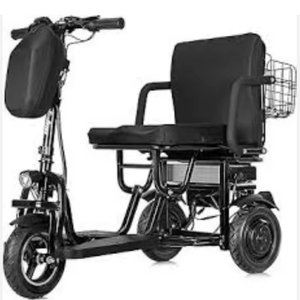 Tricycle électrique pliable à double moteur, batterie au lithium 48V 700W, MT-FOLD-TRK-700 - Product Image 1