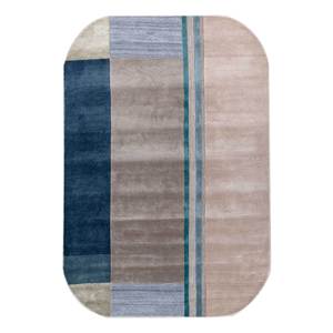 Tapis en laine et viscose tufté à la main Come Ivory, 4 m de large, motif rayé rectangulaire pour la maison, le salon, la chambre à coucher, épaisseur 10 mm - TNQ-1280 - Product Image 1