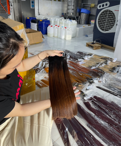 Paquetes de cabello humano recto de hueso vietnamita crudo sin procesar, cutícula alineada, proveedor de cabello virgen, paquetes de cabello de trama - Product Image 3