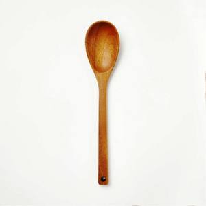 ไม้อะคาเซียช้อนแข็งไม้มะม่วงสีน้ำตาลชุดเซ็ตสลัดไม้2อันชุดเซ็ท2อันทำด้วยมือไม่เหมือนใคร - Product Image 1