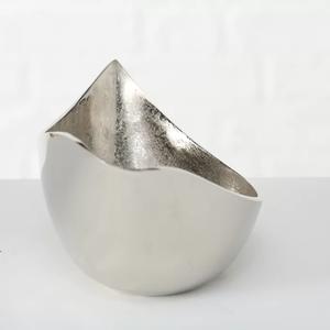 Bol de table moderne de luxe décoratif en métal aluminium couleur noire décoration de table pour la maison et le restaurant - Product Image 2