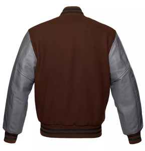 Personalizar lana Varsity Puffer chaqueta para los hombres transpirables al por mayor chaquetas de invierno OEM Letterman chaquetas fabricante - Product Image 2