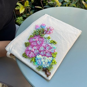 Nouveau sac à bandoulière pour femme en coton perlé fait à la main avec un design de couleur personnalisé Mode estivale Sac à main de fête - Product Image 6