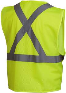 Chaleco DE SEGURIDAD reflectante OEM más vendido Diseño moderno cómodo Material de poliéster transpirable Logotipo Ajustable Impermeable - Product Image 3