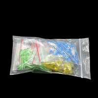 Composants électroniques Kits Film métallique Kit d'assortiment de résistances Diodes led Condensateur électrolytique Ensemble céramique transistor Pack diy