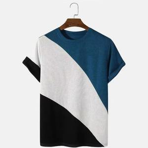 Wholesale Unisex 100% Cotton Oversized Short Sleeve Breathable <b>Canvas</b> T-Shirt Men Casual Knitted <b>Blank</b> Summer Streetwear 2025 - Product Image 6