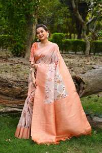 Excelente calidad de cuerpo completo y Zari Work Pure Silk Handloom Saree Popular Saree Listo para usar Saree - Product Image 5